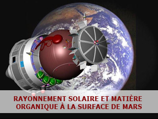 Le rayonnement solaire dégraderait-il la matière organique à la surface de Mars ?