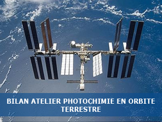 Bilan de l’atelier photochimie en orbite terrestre du 8 Novembre 2011