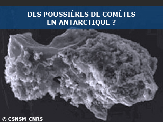 Des poussières de comètes en Antarctique ?