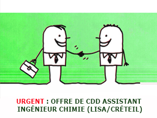 OFFRE DE CDD – Assistant Ingénieur Chimie Analytique (LISA/Créteil)