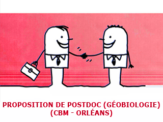 Proposition de postdoc à Orléans, CBM, Géobiologie